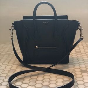 Céline : Mini Nano Luggage Handbag